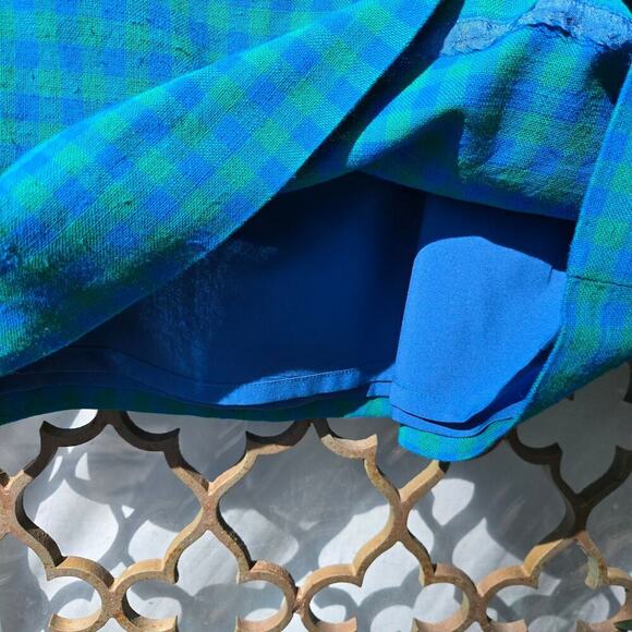 J.Crew Womens Tweed Gingham Mini Skirt 14 Checkered Wool Blend Spring Preppy - Picture 5 of 10